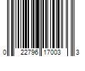 Barcode Image for UPC code 022796170033