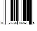 Barcode Image for UPC code 022796180025