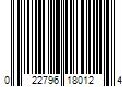 Barcode Image for UPC code 022796180124