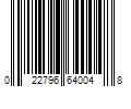 Barcode Image for UPC code 022796640048