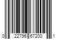 Barcode Image for UPC code 022796672001