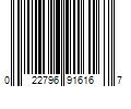 Barcode Image for UPC code 022796916167