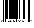 Barcode Image for UPC code 022796924025