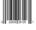 Barcode Image for UPC code 022808261261