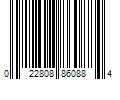 Barcode Image for UPC code 022808860884