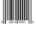 Barcode Image for UPC code 022810000018