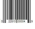 Barcode Image for UPC code 022810000049