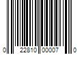 Barcode Image for UPC code 022810000070