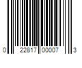 Barcode Image for UPC code 022817000073