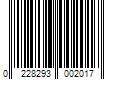 Barcode Image for UPC code 0228293002017