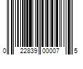 Barcode Image for UPC code 022839000075