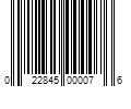 Barcode Image for UPC code 022845000076