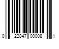 Barcode Image for UPC code 022847000081