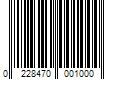 Barcode Image for UPC code 0228470001000