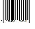 Barcode Image for UPC code 0228470003011