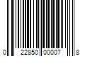 Barcode Image for UPC code 022850000078