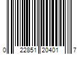 Barcode Image for UPC code 022851204017