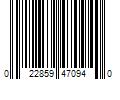 Barcode Image for UPC code 022859470940