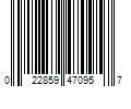 Barcode Image for UPC code 022859470957