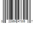 Barcode Image for UPC code 022859473057