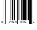 Barcode Image for UPC code 022860000044