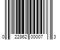 Barcode Image for UPC code 022862000073