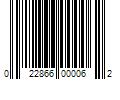 Barcode Image for UPC code 022866000062