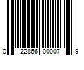 Barcode Image for UPC code 022866000079