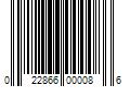 Barcode Image for UPC code 022866000086