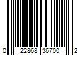 Barcode Image for UPC code 022868367002