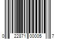 Barcode Image for UPC code 022871000057