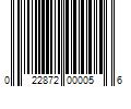 Barcode Image for UPC code 022872000056