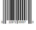 Barcode Image for UPC code 022872000070