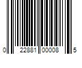 Barcode Image for UPC code 022881000085