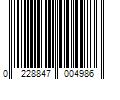 Barcode Image for UPC code 0228847004986