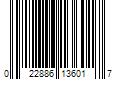 Barcode Image for UPC code 022886136017