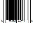 Barcode Image for UPC code 022886445218