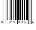 Barcode Image for UPC code 022896000056