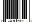 Barcode Image for UPC code 022899945118