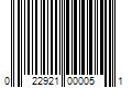 Barcode Image for UPC code 022921000051