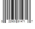 Barcode Image for UPC code 022930814717