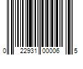 Barcode Image for UPC code 022931000065