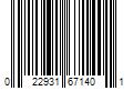 Barcode Image for UPC code 022931671401. Product Name: 