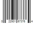 Barcode Image for UPC code 022931673764