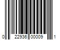 Barcode Image for UPC code 022936000091