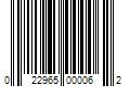 Barcode Image for UPC code 022965000062