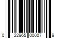 Barcode Image for UPC code 022965000079