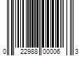 Barcode Image for UPC code 022988000063