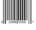 Barcode Image for UPC code 022995000087