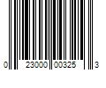 Barcode Image for UPC code 023000003253